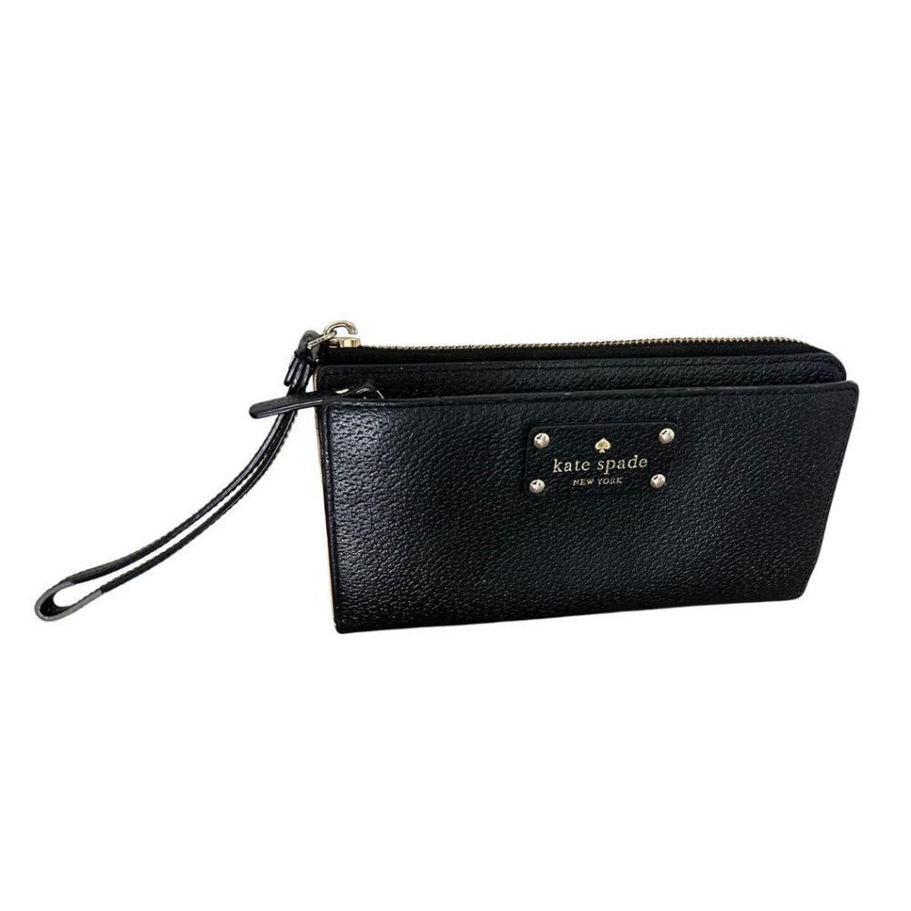 Kate Spade New York Black Wristlet Wallet Purse